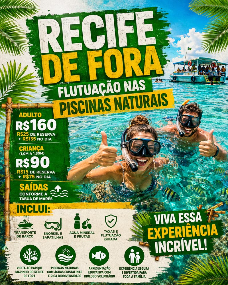 Recife Azul Premium – Batismo de Mergulho